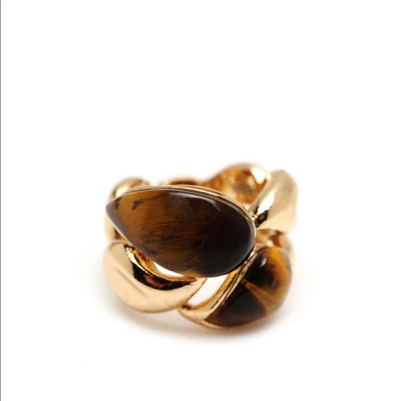 Amrita Singh Tigers Eye Ring - Picture 1 of 3